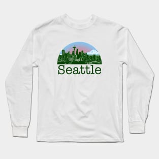 Seattle, the Emerald City Long Sleeve T-Shirt